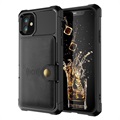 iPhone 12 Pro Max TPU Case with Card Holder - Black