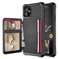 iPhone 12 Pro Max TPU Case with Card Holder - Black