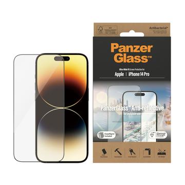 iPhone 14 Pro PanzerGlass Ultra-Wide Fit Anti-Reflective EasyAligner Screen Protector - 9H - Black Edge