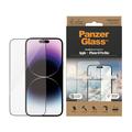 iPhone 14 Pro Max PanzerGlass Ultra-Wide Fit Anti-Reflective EasyAligner Screen Protector - 9H - Black Edge