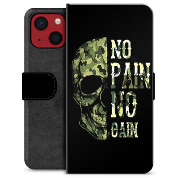 iPhone 13 Mini Premium Wallet Case - No Pain, No Gain