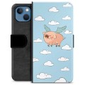 iPhone 13 Premium Wallet Case - Flying Pig