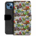 iPhone 13 Premium Wallet Case - Graffiti