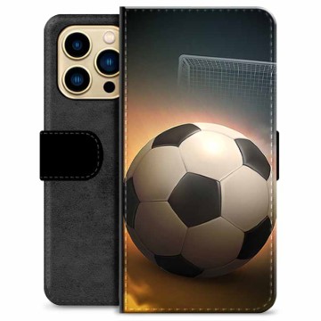 iPhone 13 Pro Max Premium Wallet Case - Soccer