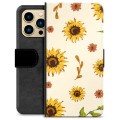 iPhone 13 Pro Max Premium Wallet Case - Sunflower