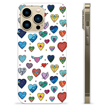 iPhone 13 Pro Max TPU Case - Hearts