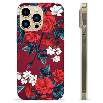 iPhone 13 Pro Max TPU Case - Vintage Flowers