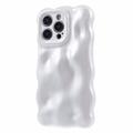 iPhone 13 Pro Wavy Edge Candy Bubbles TPU Case - White