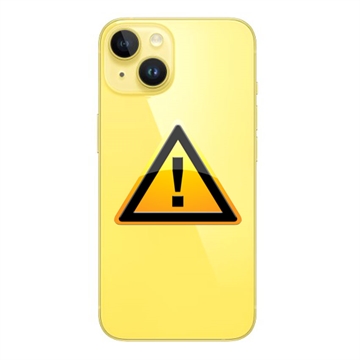 iPhone 14 Battery Cover Repair - incl. frame - Yellow