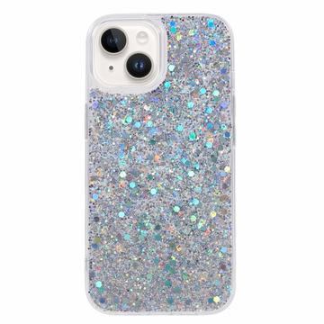 iPhone 14 Glitter Flakes TPU Case