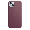 iPhone 15 Plus Apple FineWoven Case with MagSafe MT4A3ZM/A - Mulberry