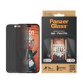 iPhone 15 Plus PanzerGlass Ultra-Wide Fit Privacy EasyAligner Screen Protector - 9H - Black Edge