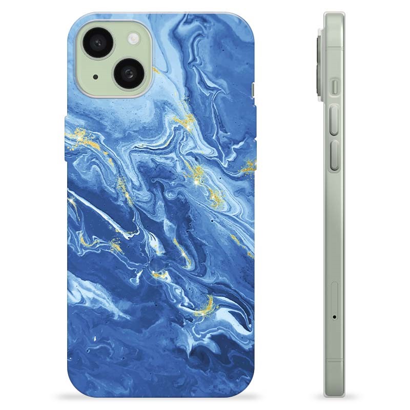 iPhone 15 Plus TPU Case - Colorful Marble