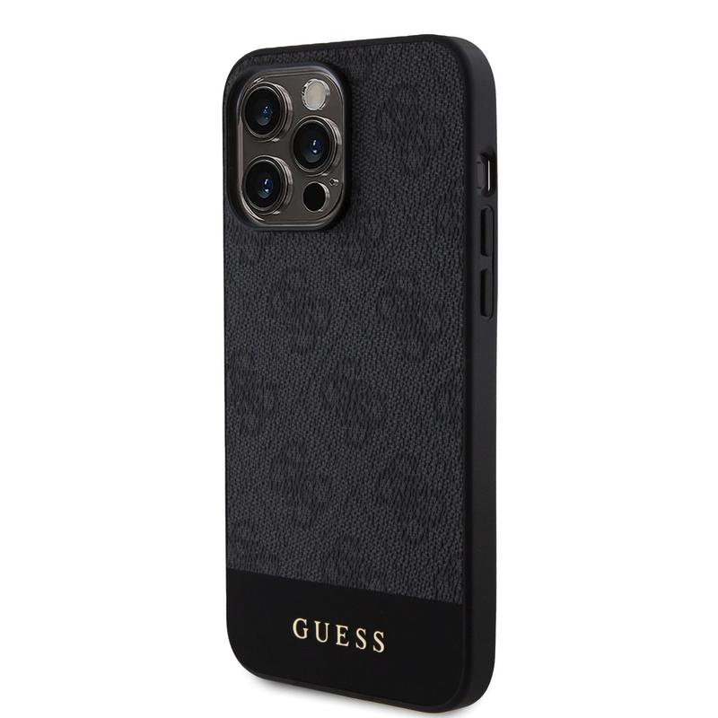 iPhone 15 Pro Guess 4G Stripe Case - MagSafe Compatible