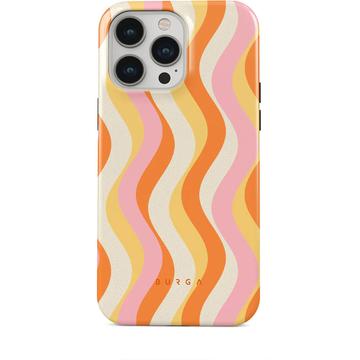 iPhone 15 Pro Max Burga Tough Hybrid Case - Flower Power