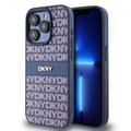 iPhone 15 Pro Max DKNY Repeat Pattern Tonal Stripe Case - Blue