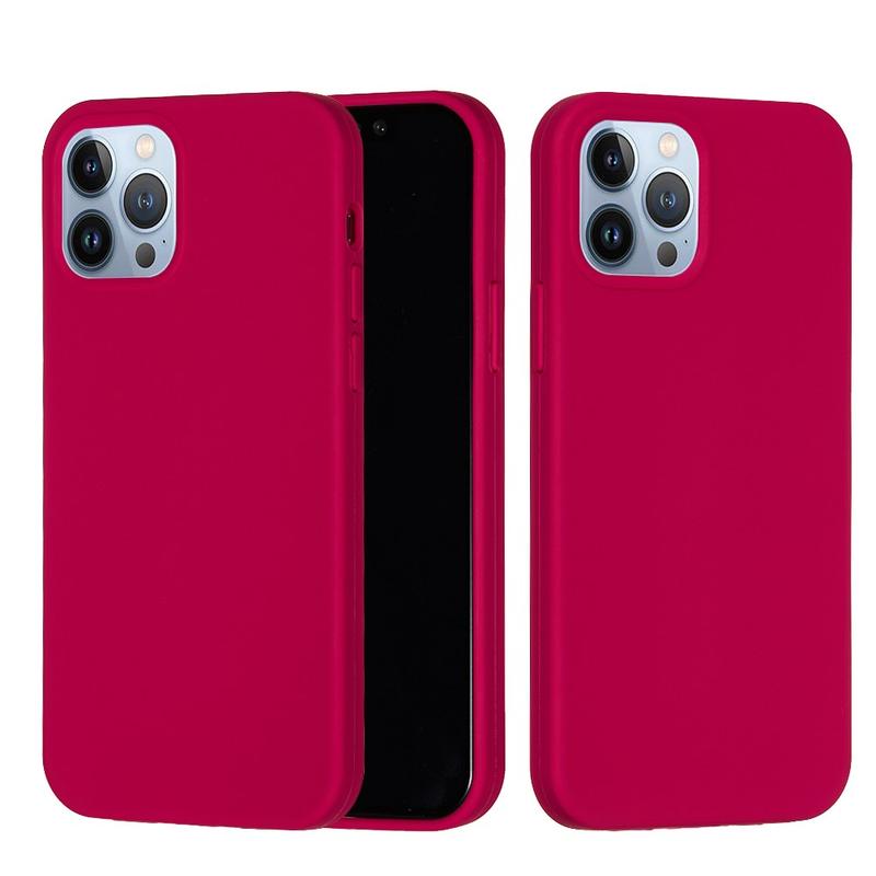 iPhone 15 Pro Max Liquid Silicone Case - Hot Pink