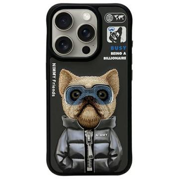 iPhone 15 Pro Max Nimmy Friends Cool&Cute 2.0 Dog Case - Black