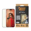 iPhone 15 Pro PanzerGlass EyeCare Ultra-Wide Fit EasyAligner Tempered Glass Screen Protector - Black Edge