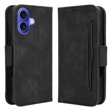 iPhone 16 Cardholder Wallet Case - Black