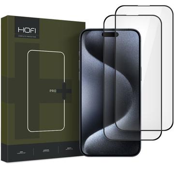 iPhone 16 Hofi Premium Pro+ Tempered Glass Screen Protector - 9H - 2 Pcs.