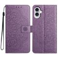 iPhone 16 Mandala Series Wallet Case