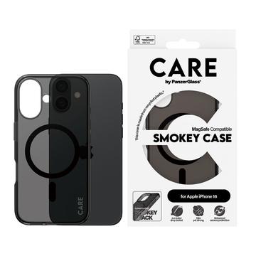 iPhone 16 PanzerGlass Care Smokey Urban Combat Case - MagSafe Compatible - Black