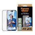 iPhone 16/15 PanzerGlass Ultra-Wide Fit EasyAligner Screen Protector - 9H - Black Edge