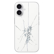 iPhone 16 Plus Back Cover Repair - Glass Only - White