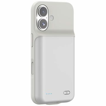 iPhone 16 Plus Backup Battery Case - 7000mAh - White