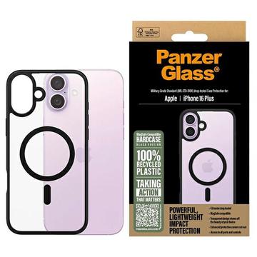 iPhone 16 Plus PanzerGlass HardCase MagSafe Compatible Case - Black / Transparent