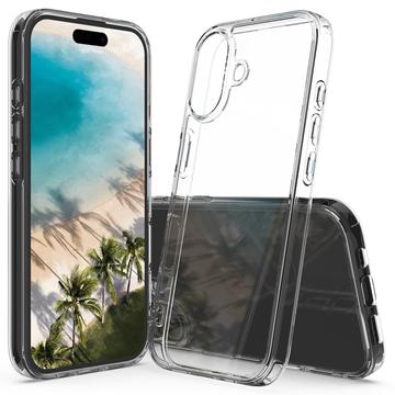 iPhone 16 Plus Scratch-Resistant Hybrid Case - Transparent