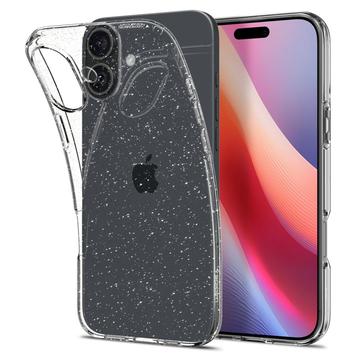 iPhone 16 Plus Spigen Liquid Crystal Glitter Case - Transparent