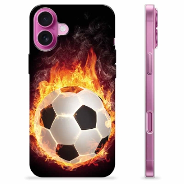 iPhone 16 Plus TPU Case - Football Flame