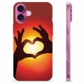 iPhone 16 Plus TPU Case - Heart Silhouette