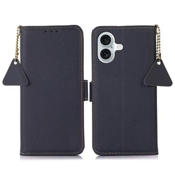 iPhone 16 Plus Wallet Leather Case with RFID