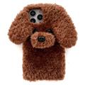 iPhone 16 Pro Adorable Teddy Dog-Shaped Plush Case