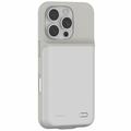 iPhone 16 Pro Backup Battery Case - 7000mAh - White