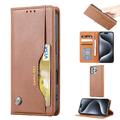 iPhone 16 Pro Card Set Wallet Case - Brown