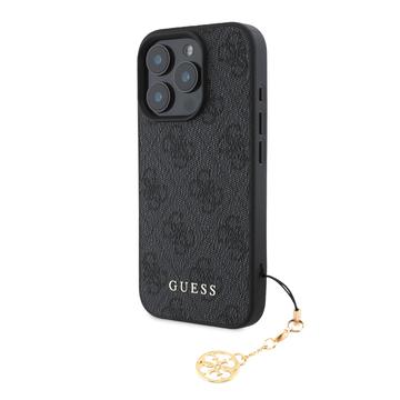 iPhone 16 Pro Guess 4G Charms Collection Hybrid Case - Grey