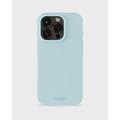 iPhone 16 Pro Holdit Silicone Case - Mineral blue