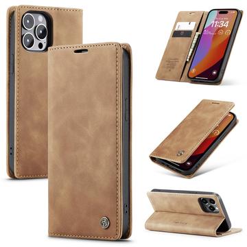 iPhone 16 Pro Max Caseme 013 Series Wallet Case - Brown