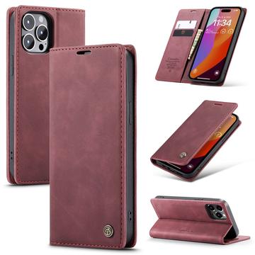 iPhone 16 Pro Max Caseme 013 Series Wallet Case - Wine Red