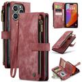 iPhone 16 Pro Max Caseme C30 Multifunctional Wallet Case - Red