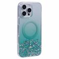 iPhone 16 Pro Max Sparkle Glow MagSafe Case - Green