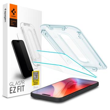 iPhone 16 Pro Max Spigen Glas.tR Ez Fit Tempered Glass Screen Protector - 9H - 2 Pcs.