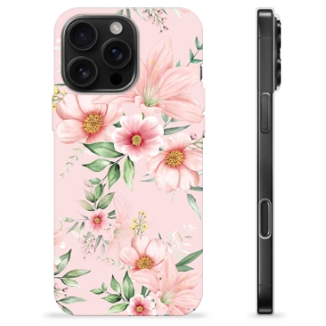 iPhone 16 Pro Max TPU Case - Watercolor Flowers