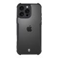 iPhone 16 Pro Max Tactical Quantum Stealth Case with Reinforced Corners - Clear / Black