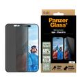 iPhone 16 Pro PanzerGlass Ultra-Wide Fit Privacy EasyAligner Screen Protector - 9H - Black Edge