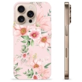 iPhone 16 Pro TPU Case - Watercolor Flowers